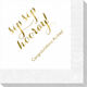 Elegant Sip Sip Hooray Napkins Image 3 of 4